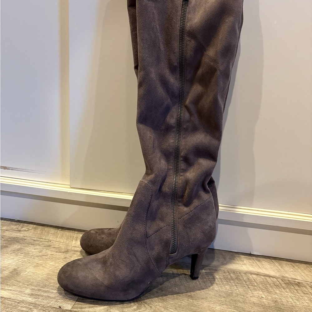BCBGeneration Taupe Heeled Boots